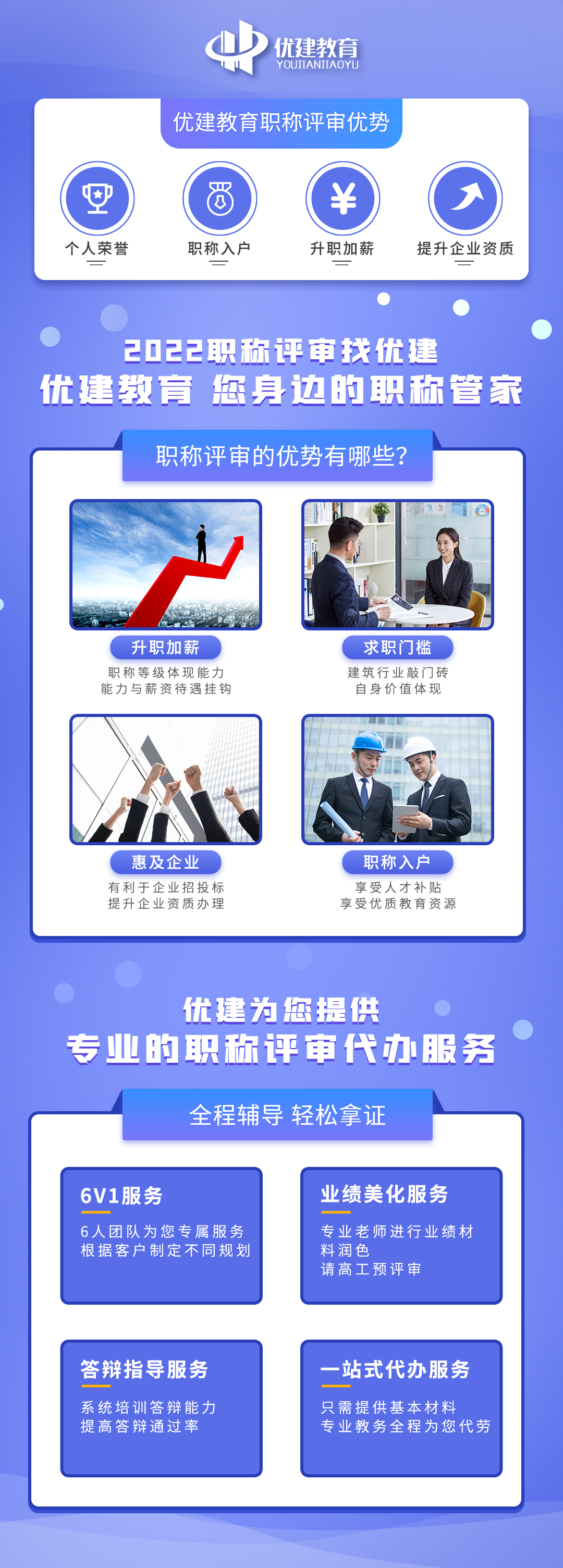 优建教育职称评审优势